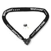 Vinz Janga 120 cm ART 4 Kettenschloss Rollerschloss Motorradschloss Frontansicht