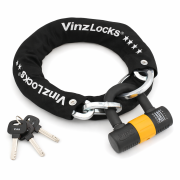 VINZ Kungur ART 3 Rollerschloss - 100 cm (Passt durch Speichenrad)