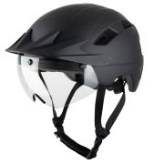 VINZ Danube Speed Pedelec Helm | NTA 8776 | Inkl. 2 Austauschbare Visiere – Matt Schwarz (zweite Chance)