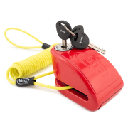 VINZ Pico Alarm Scheibenbremsschloss ART4 - Rot