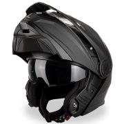 VINZ Prado Enduro Helm / Klapphelm – Matt Schwarz (zweite Chance)