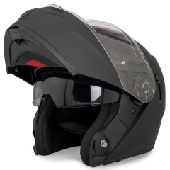 VINZ Pasco Klapphelm - Mattschwarz