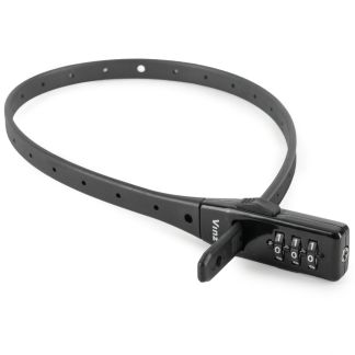 VINZ Aspen Helmschloss / Rennradschloss / Skischloss – Schwarz