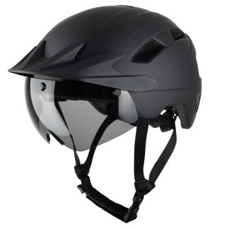 VINZ Danube Speed Pedelec Helm | NTA 8776 | Inkl. 2 Austauschbare Visiere – Matt Schwarz 