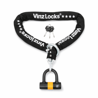 VINZ Trivor ART 4 Motorradschloss - 120 cm
