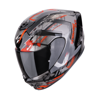 Scorpion EXO-391 CLUTTER - Zwart / Rood