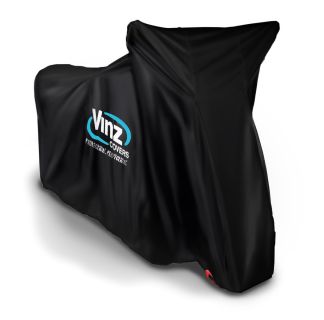 VINZ Motorradabdeckung / Rollerabdeckung - 4 Grössen - Schwarz (zweite Chance)