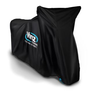 VINZ Motorradabdeckung / Rollerabdeckung - 4 Grössen - Schwarz