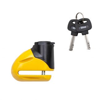 VINZ Eiger Scheibenbremsenschloss 5,5mm universal Roller und Motorrad Scheibenbremsenschloss Produkt mit zwei Schlüsseln