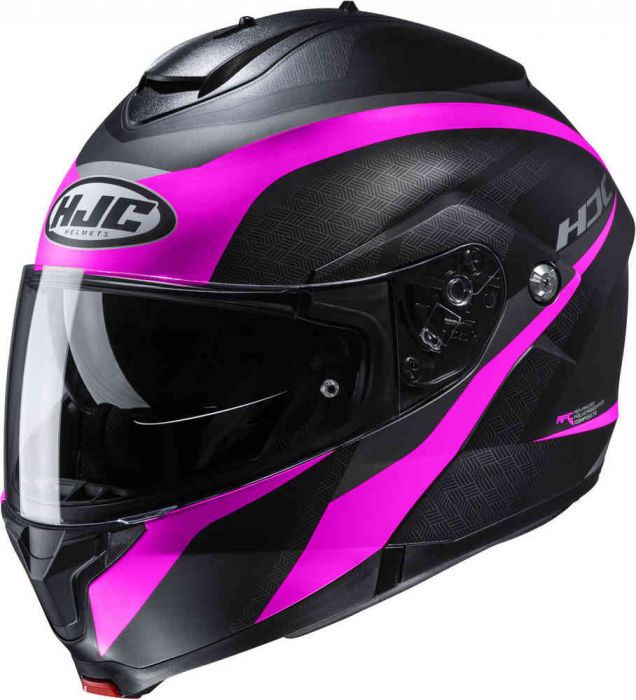 HJC C91 Taly Matt Schwarz Rosa